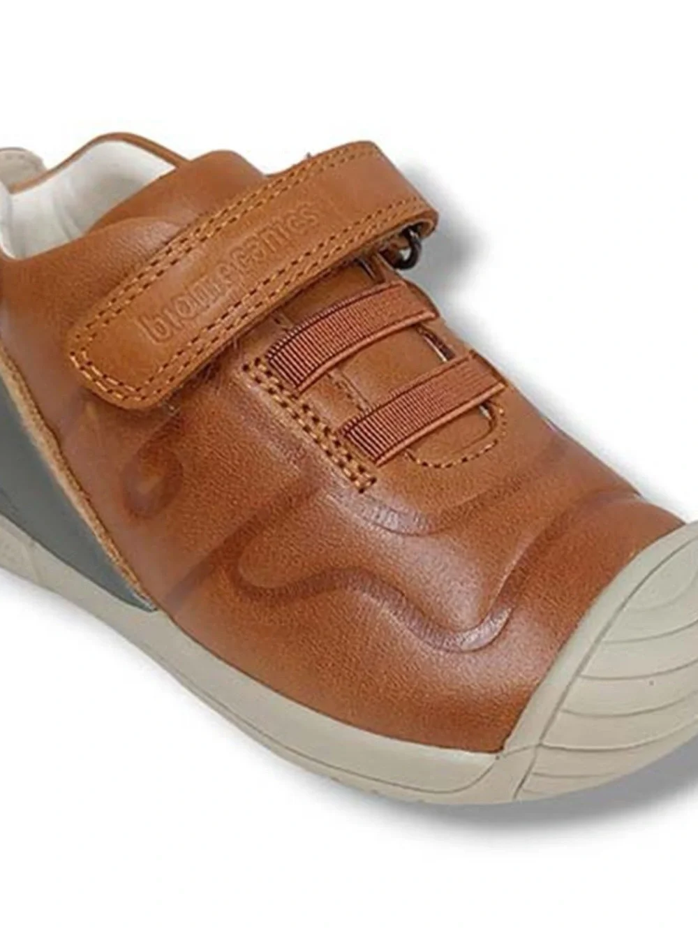 Biomecanics Kids Leather Hook-and-Loop Sneakers in Rust Brown size 22/ or 6 - Picture 10 of 10